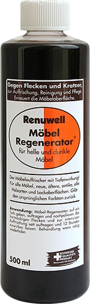 Renuwell Möbel-Regenerator, 500 ml Intensive Pflege und Produktbild 