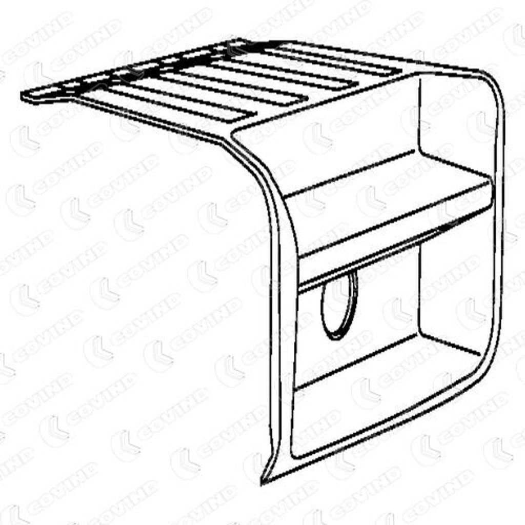 COVIND Deckel Batteriekasten SCR/619 für SCANIA 4 - series 30kg
