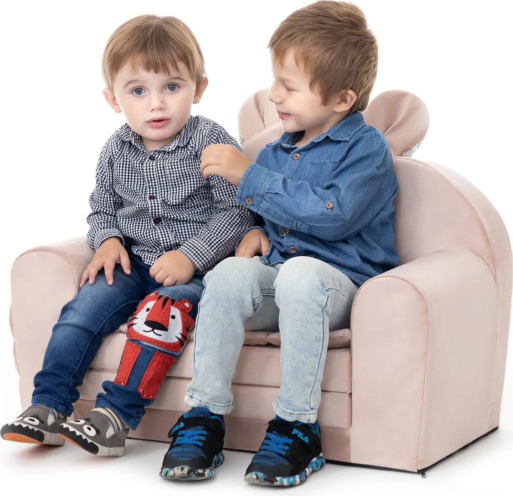 Canapé-lit enfant Palermo PillowPrim dépliable avec coussin 91x48 cm