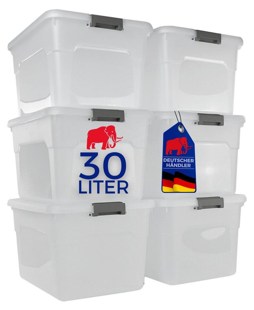 SuperSparSet 6x Aufbewahrungsbox mit Deckel | Klein, 30 Produktbild 