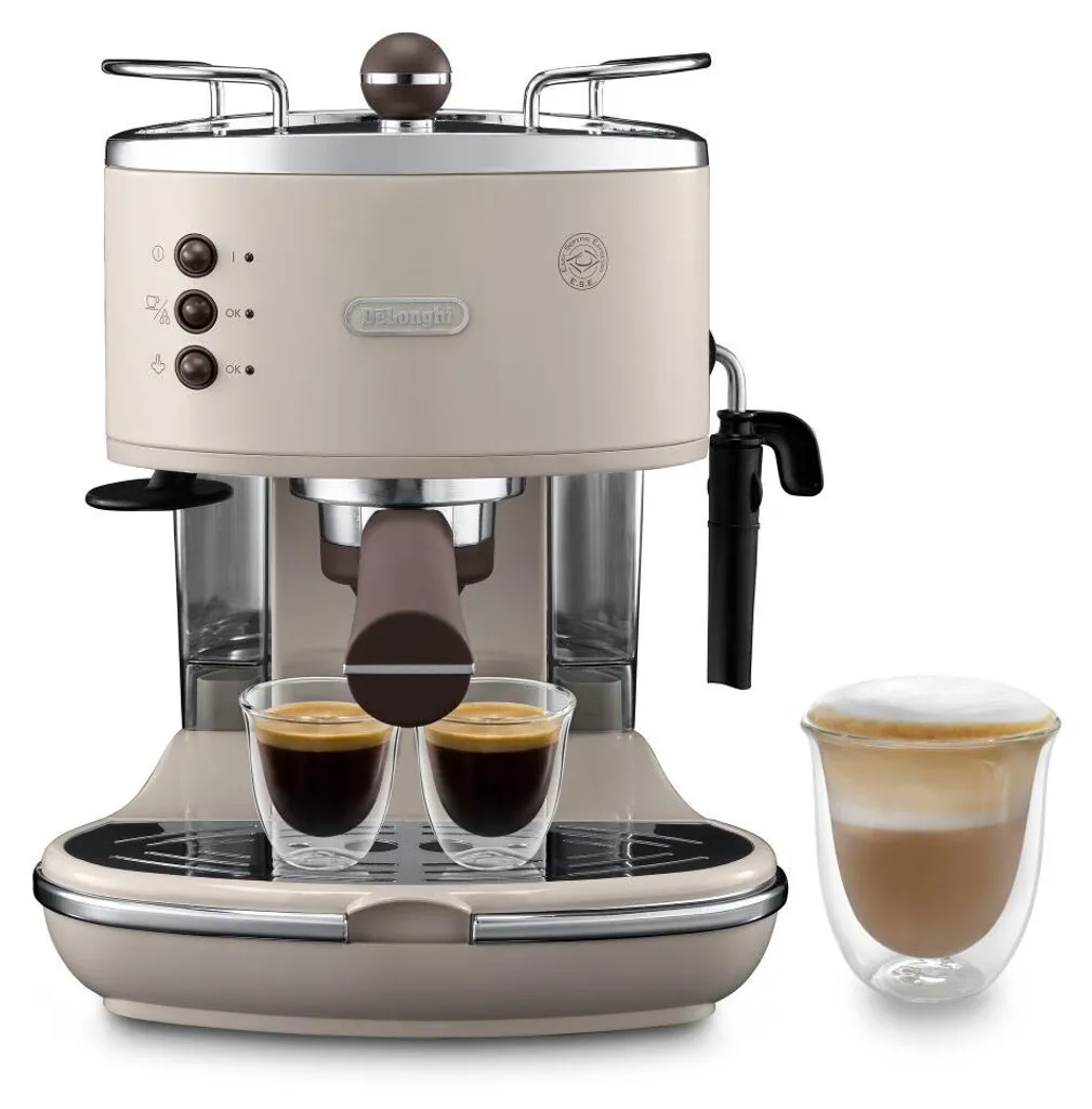 Machine expresso manuelle DeLonghi Icona Vintage pour cappuccino