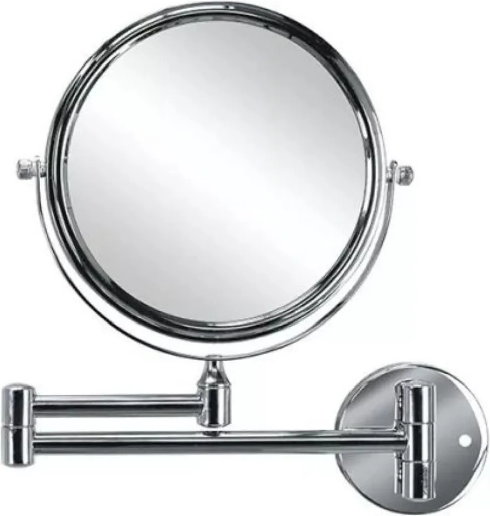 Miroir de courtoisie argenté pour salle de bain Kleine Wolke RIDGE MIRROR