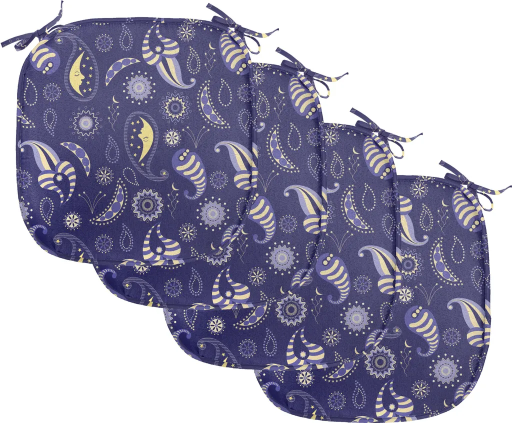 Cuscini Decorativi per Sedie Cucina 40x40cm Impermeabili 4pz