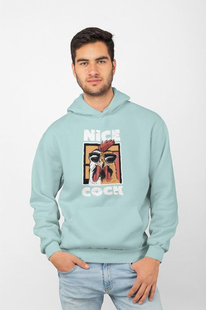 D&B Uni Hoodie EB00025 Nice Cock MintGrün-Größe L