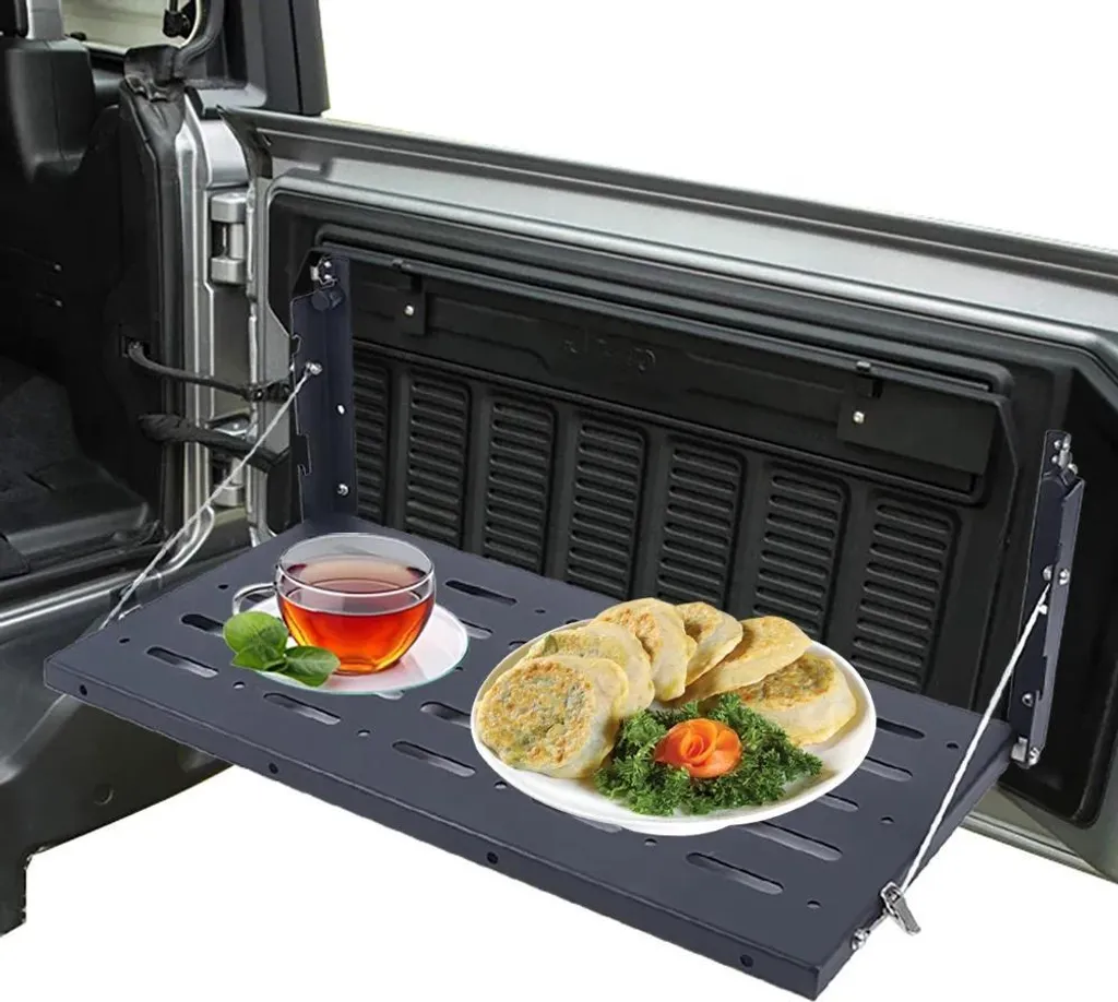 Étagère de coffre rabattable pour JK - Tablette de hayon métal 60cm - 4