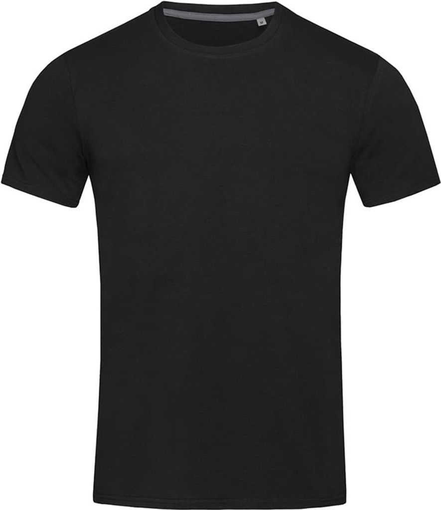 Stedman Stars Herren T-Shirt Clive mit Rundhalsausschnitt AB384 (L) (Schwarz)