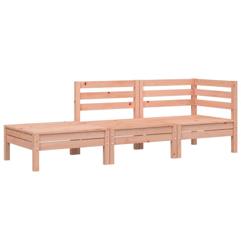 vidaXL Gartensofa 3-Sitzer Massivholz Douglasie Produktbild 