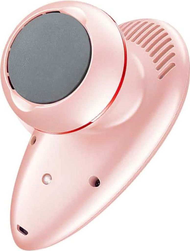 Tragbarer elektrischer Fußschleifer mit Vakuumadsorption und USB-aufladbarem Hautpflege-Tool für abgestorbene Hautzellen, Pink