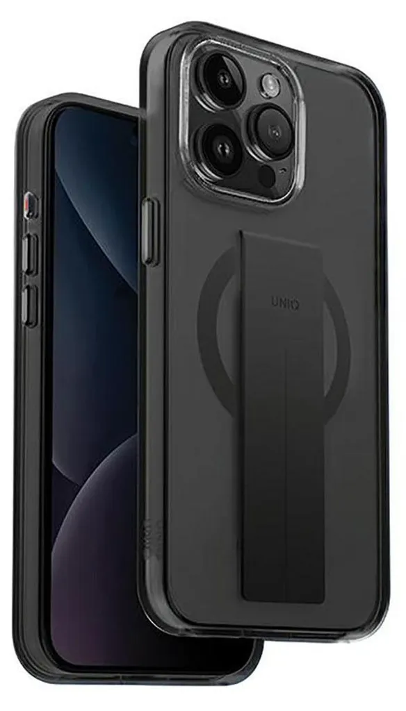 Custodia iPhone 15 Pro Uniq Heldro Mag - Eleganza Vapour Smoke