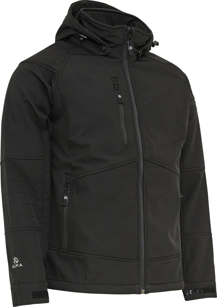 ELKA Working Xtreme Winddichte Softshell Arbeitsjacke Schwarz 2XL