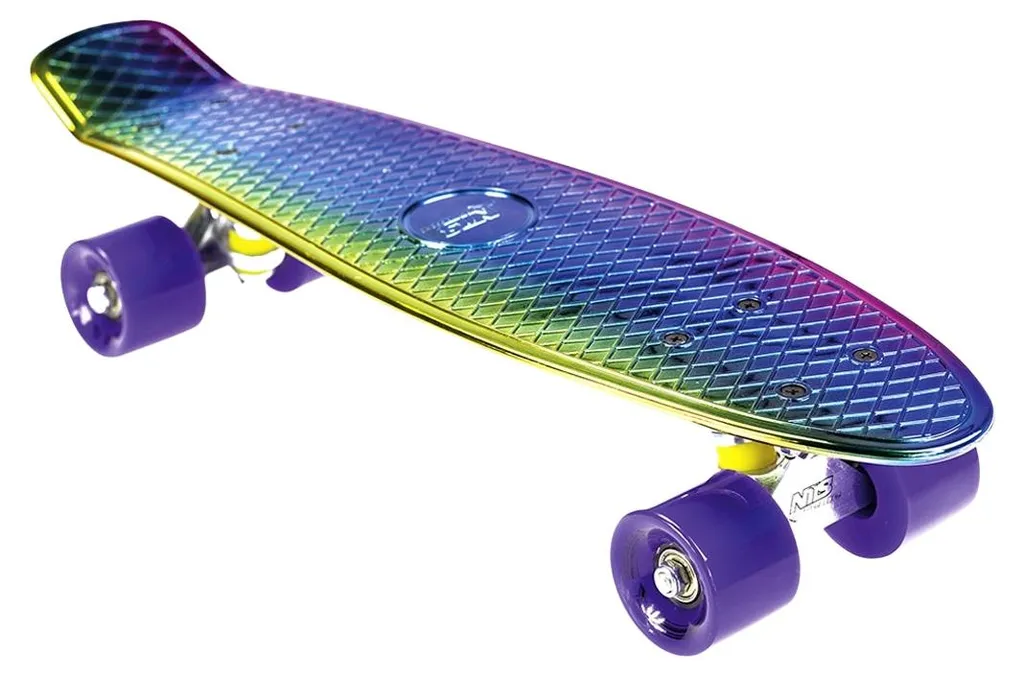 Pennyboard Rainbow Electrostyle - Skateboard Durable Multi-couleurs 22" - 7