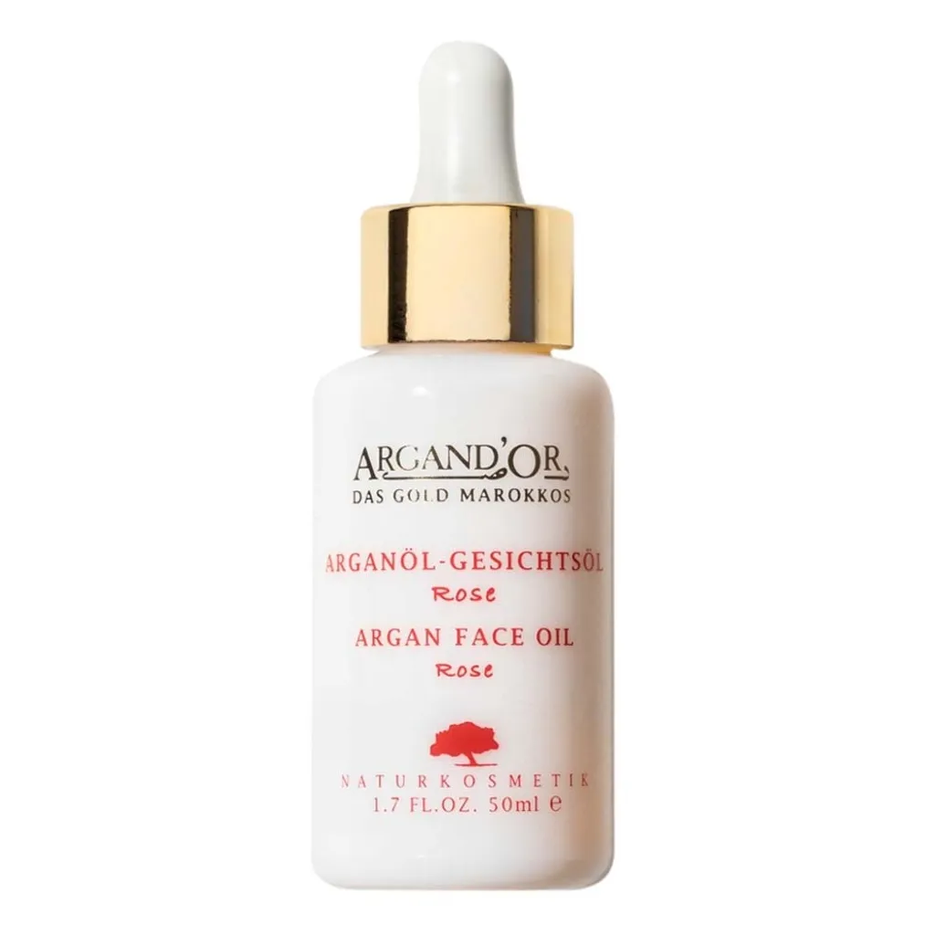 Olio Viso Argan e Rosa 50ml | Trattamento Nutriente Idratante Bio