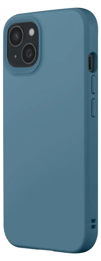 Coque iPhone 15 bleue ultra-résistante Rhinoshield SolidX antichoc - 2