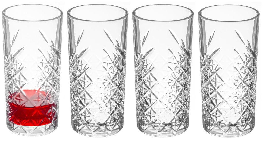 Paşabahçe Timeless Drinkglazen 4 stuks 450 ml Productafbeelding 