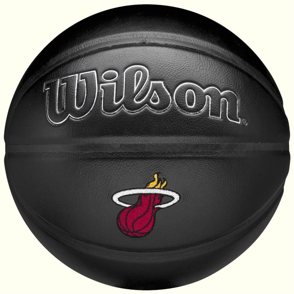Wilson Nba Team Premiere Miami Heat Basketballball Schwarz 7 Schwarz 7