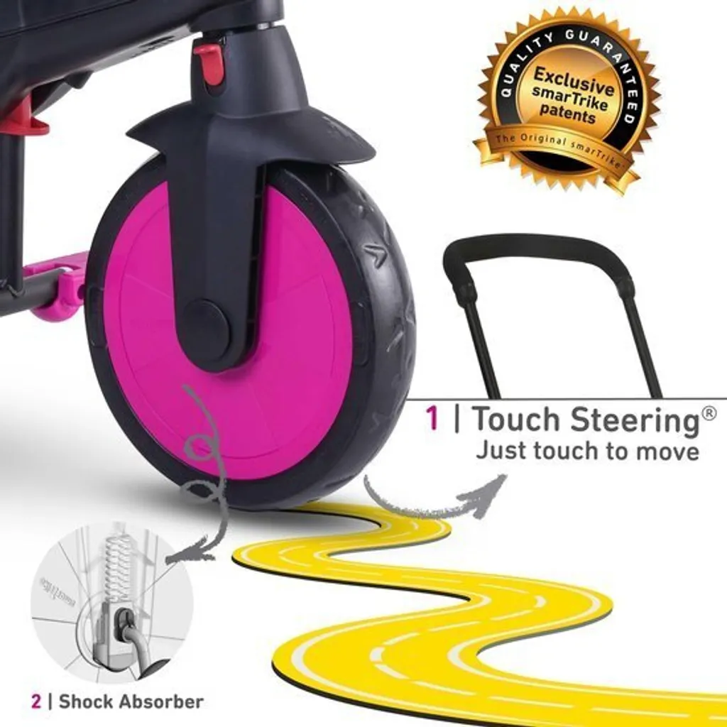 Tricycle STR3 smarTrike Pliage Compact avec Direction One Touch - 7
