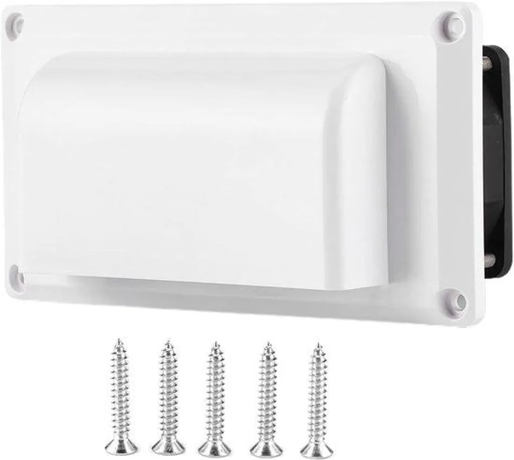Ventilateur d'extraction latéral 12V 25W blanc pour caravane et camping-car