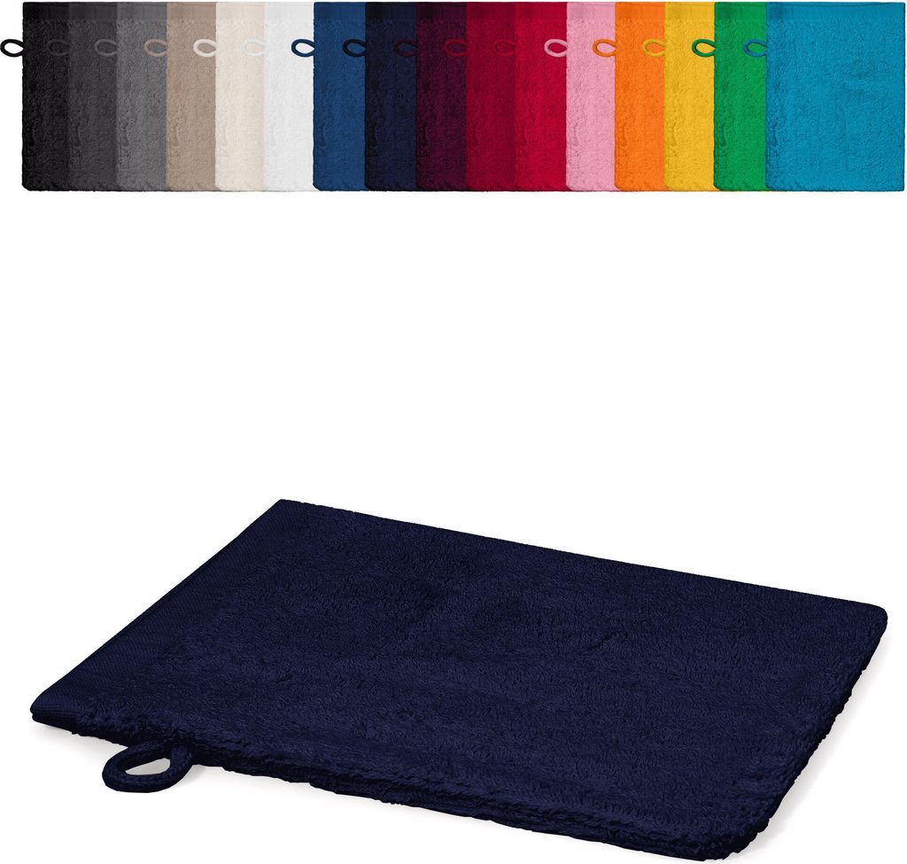 Waschhandschuh 15x21 cm Waschlappen 100% Baumwolle, Farbe: Produktbild 