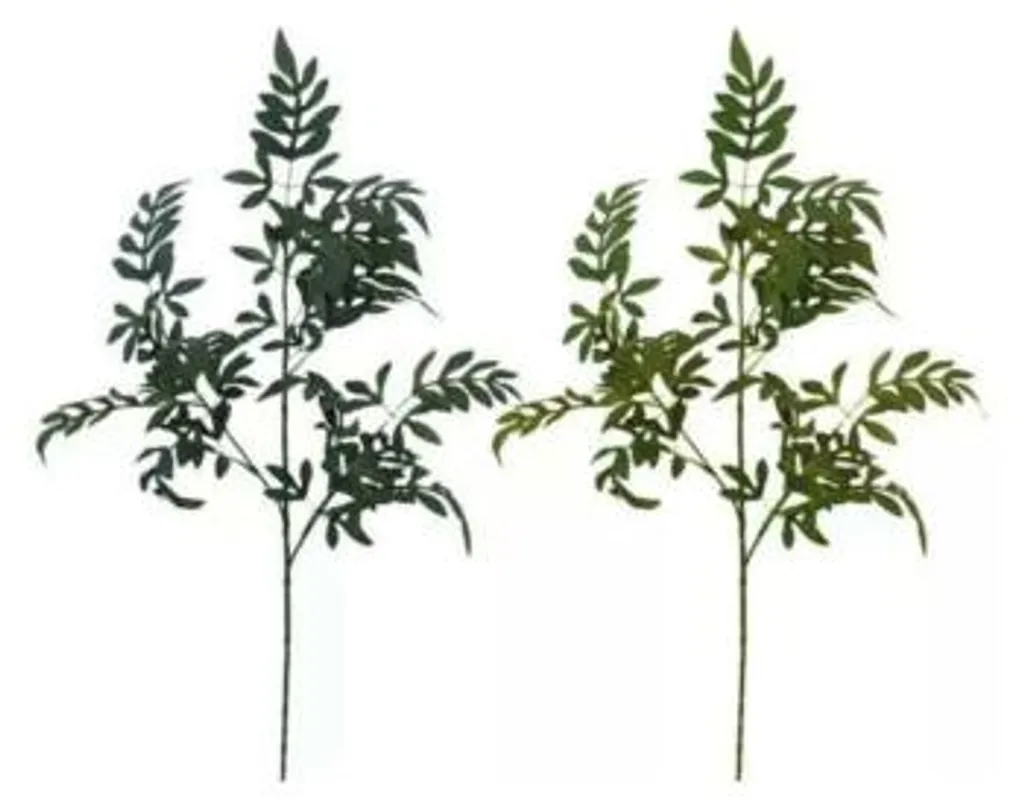 Plante artificielle sans entretien 78 cm | Pack de 12 tiges vertes