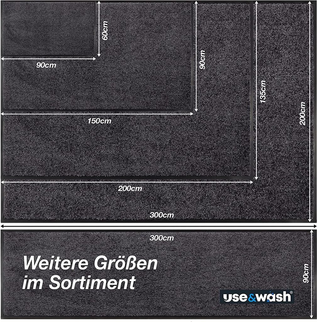 Fußmatte Innen & Außen Use&Wash rutschfest & waschbar Produktbild 7