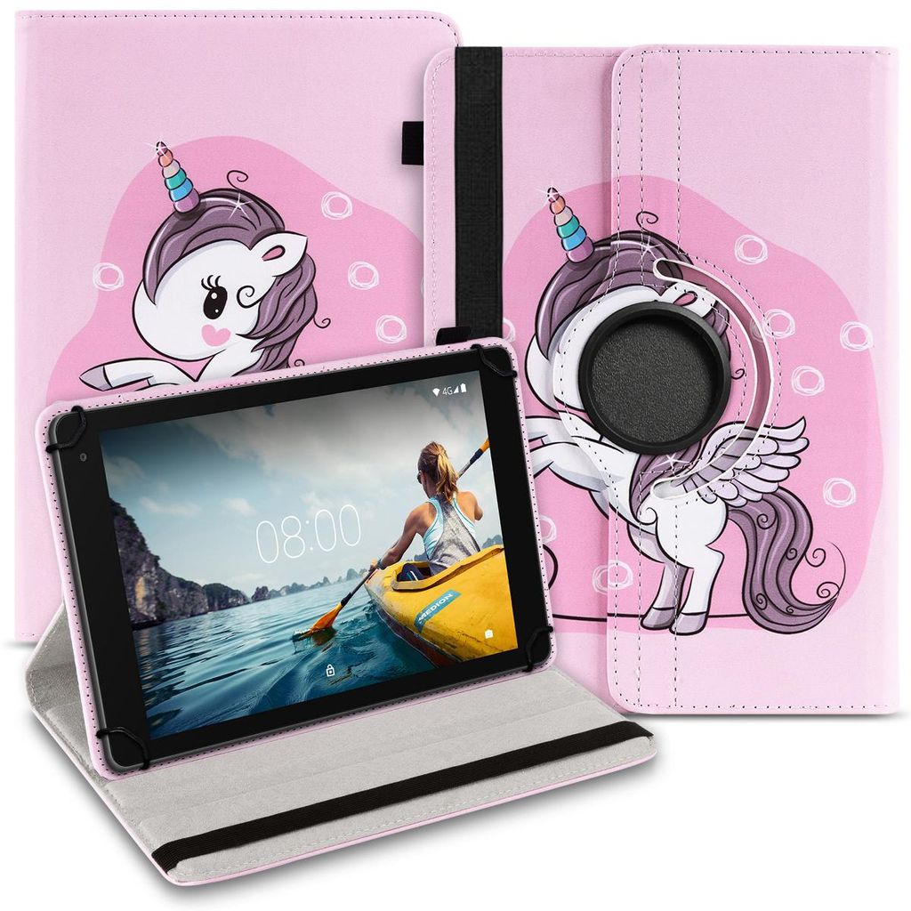 Schutzhülle 360 Grad Drehbar für VALE Tablet V10E / V10A Hülle Tasche CaseFarbe Uni 360 Taschen:Motiv 13