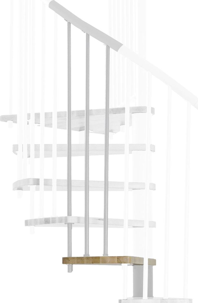 Minka Höhenerweiterung für Spiral Effect 160cm Durchmesser Eiche Weiß