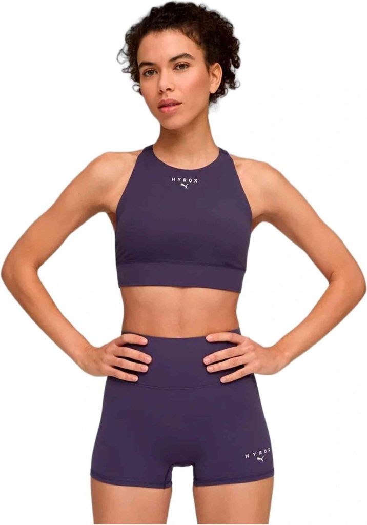 Puma Top 527854-64 in Deep Plum color size x-small