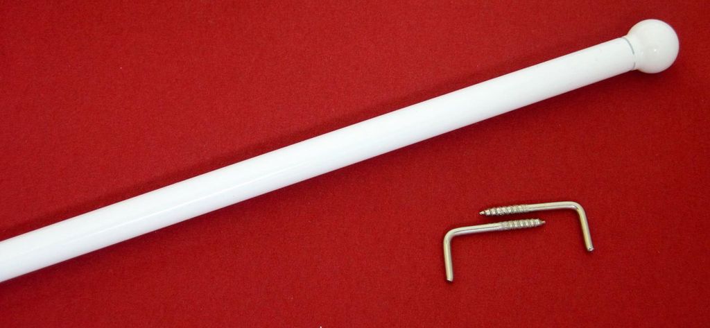 Aurora Vitrage Gardinenstange Ø 8 mm ausziehbar 40-60 cm