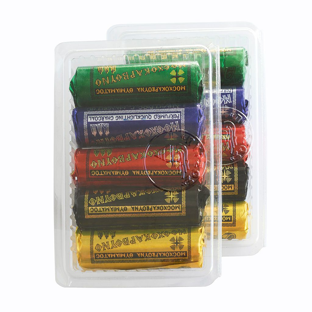 Set di carboni d'incenso aromatico greco I Incenso I 30 Immagine del prodotto 