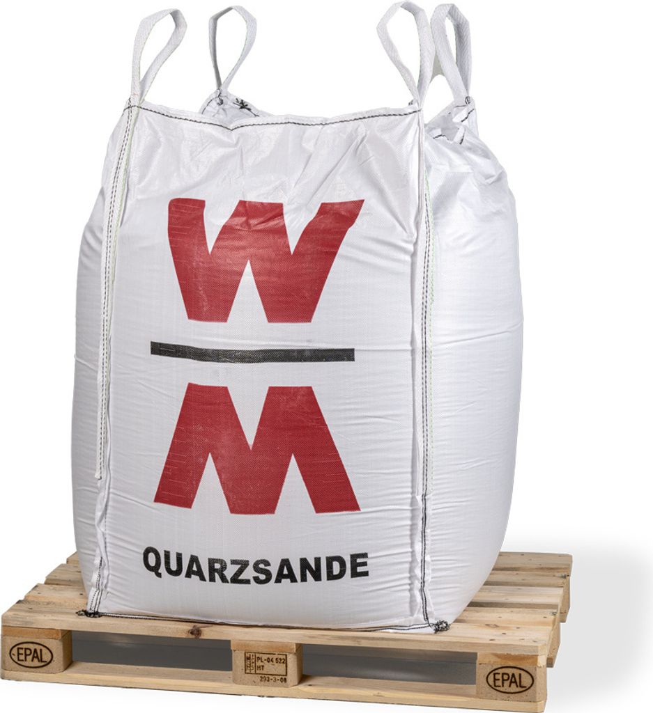 Filtersand 1.2 - 1.5, 1000kg im Big Bag für Pool Sandfilteranlagen | feuergetrockneter Quarzsand für Poolfilter |