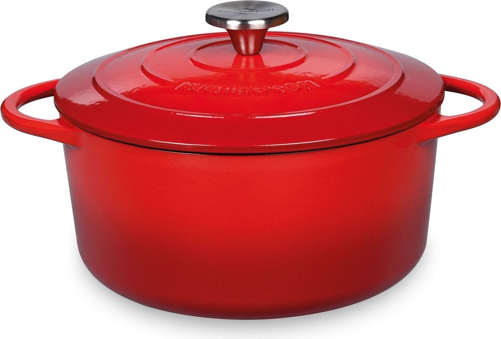 Küchenprofi Bratentopf rund | 26 cm classic red : 26 cm Produktbild 