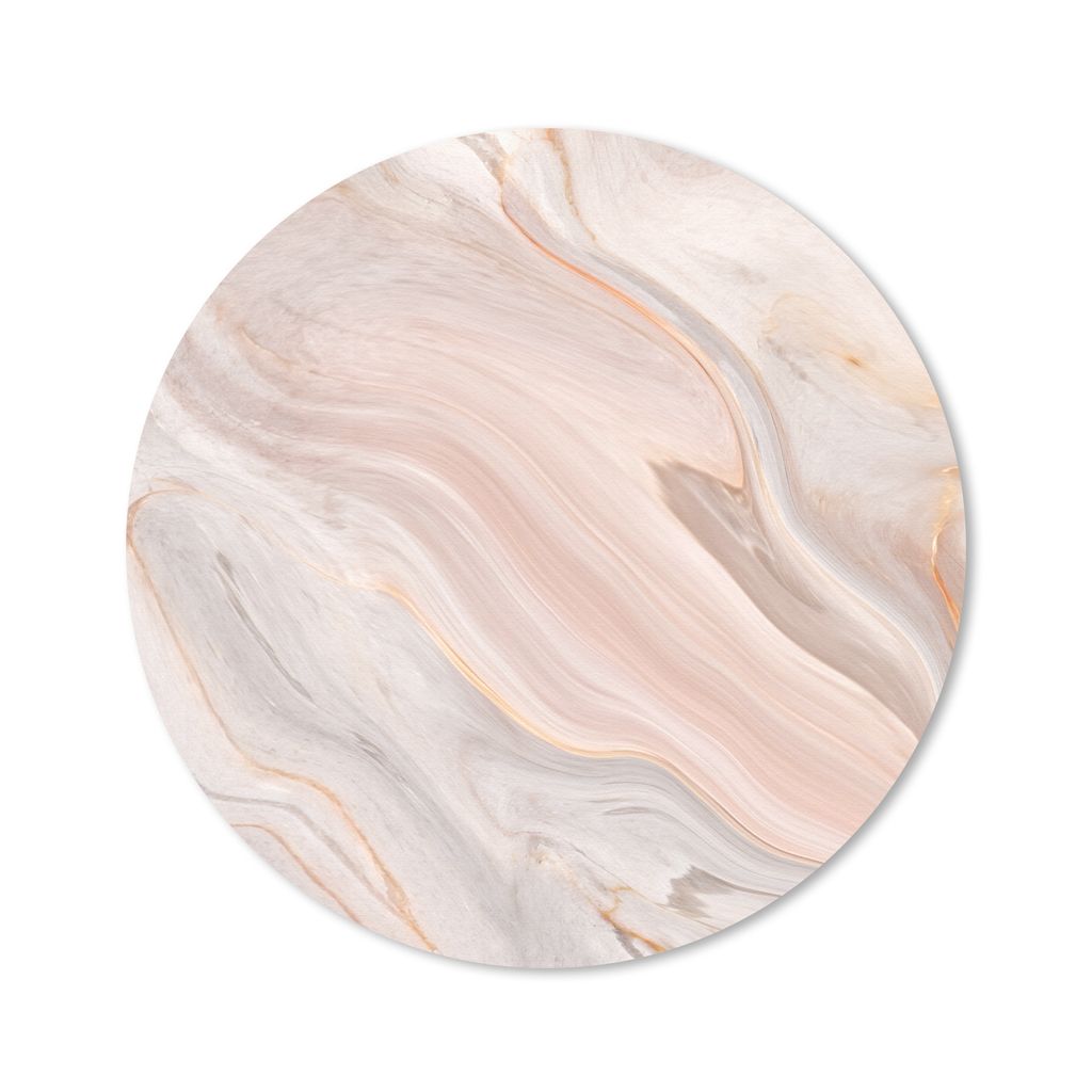 MuchoWow Mauspad Mousepad Marmor - Muster - Pastell - Abstrakt - Marmoroptik - Luxe 20x20 cm - Mousepads - Maus Mat - Pad - Mausunterlage - Schre...
