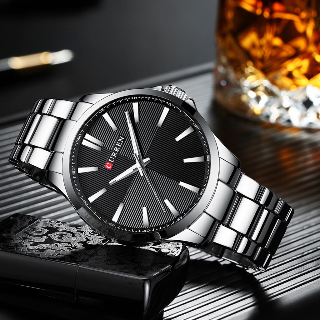 CURREN 8322 Herrenuhr Quarzuhr Businessuhr fuer Herren