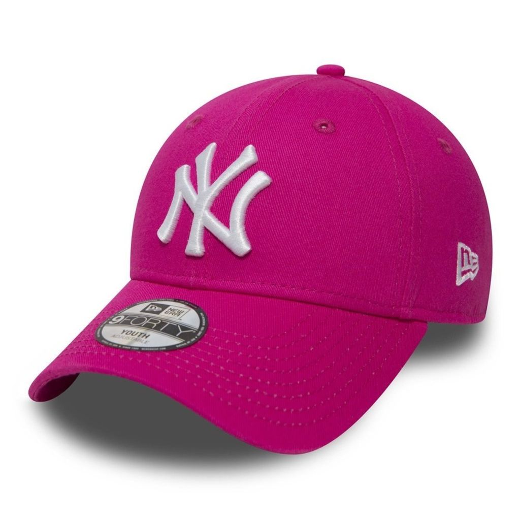 New Era 9 Forty New York Yankees Kappe Rosa Youth Mädchen Rosa Youth