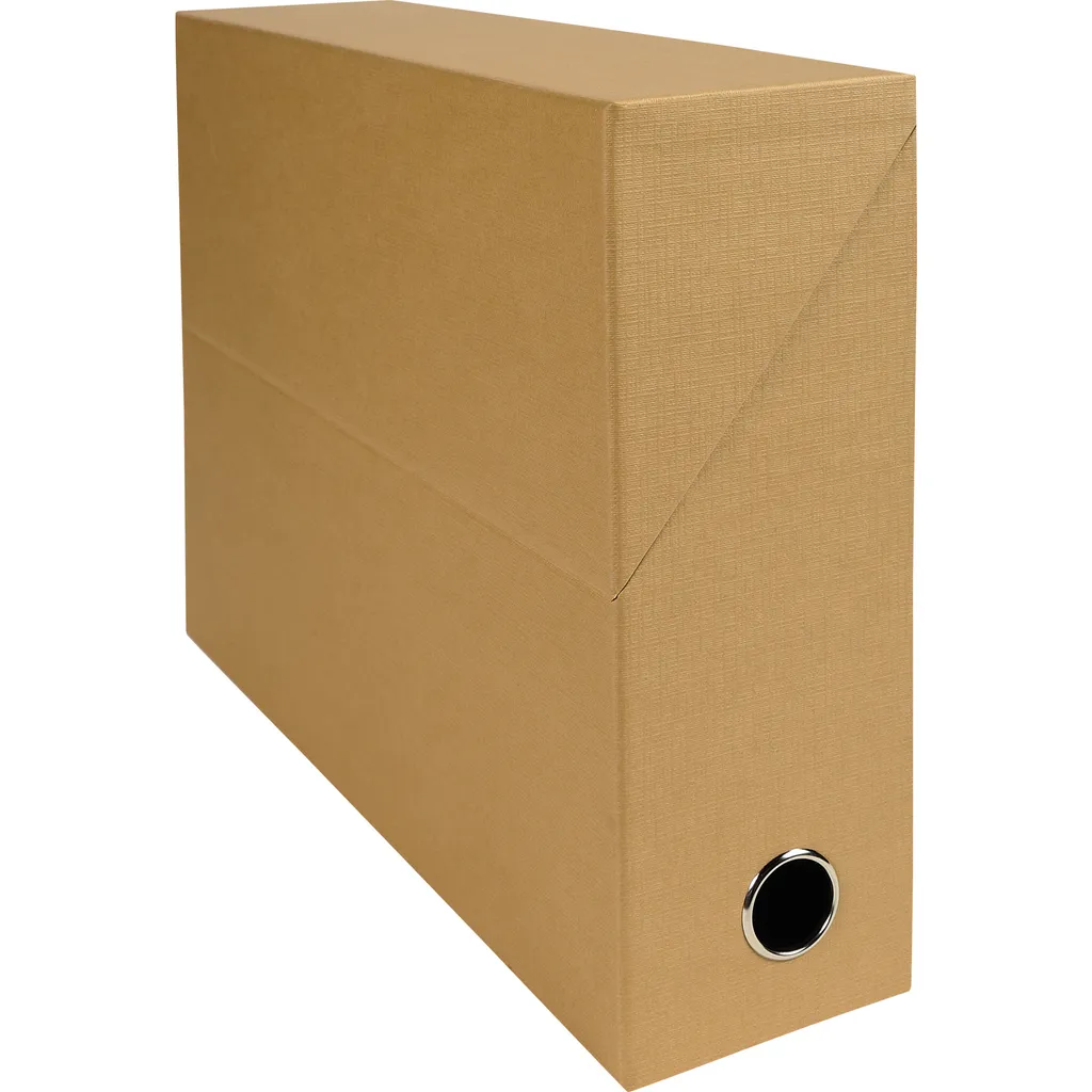 Boîtes de transfert Grande Capacité Dos 90mm Havane toilé par 5 unités
