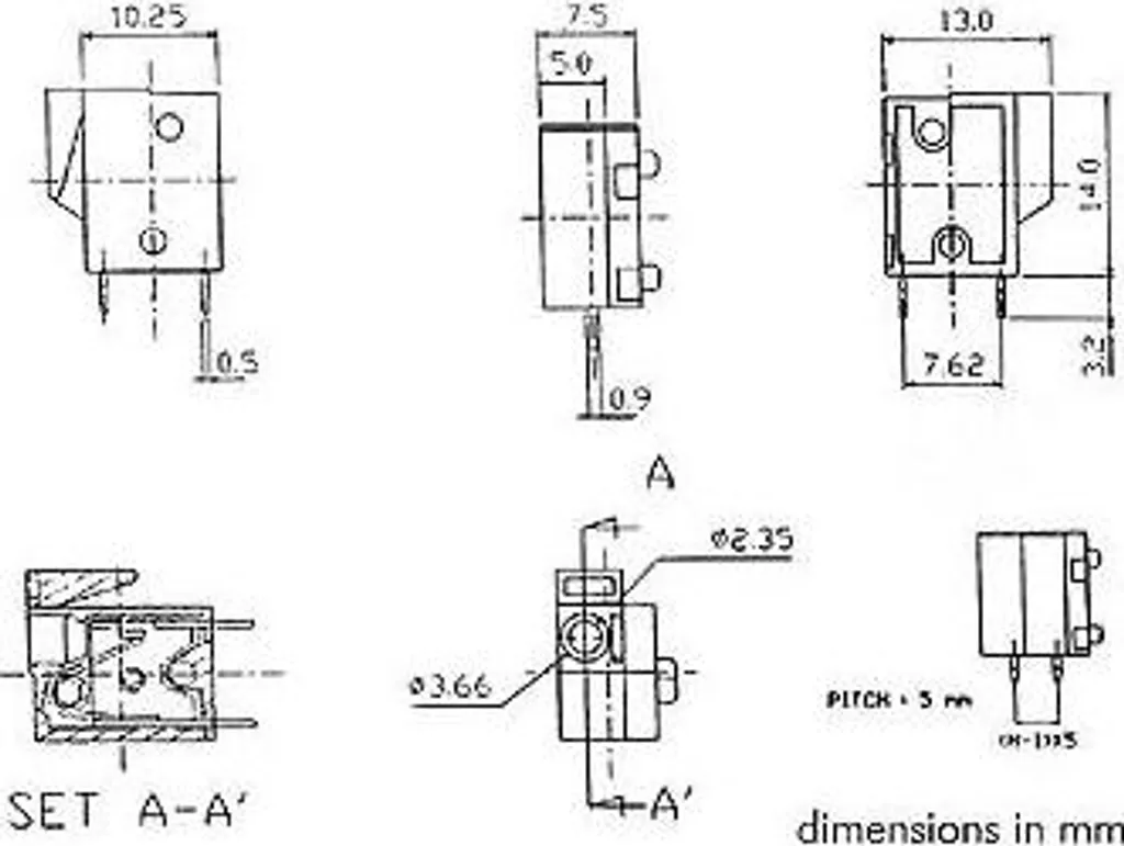 Borne sans vis SCREW02SL Velleman 2 pôles pas 5 mm connexion fiable