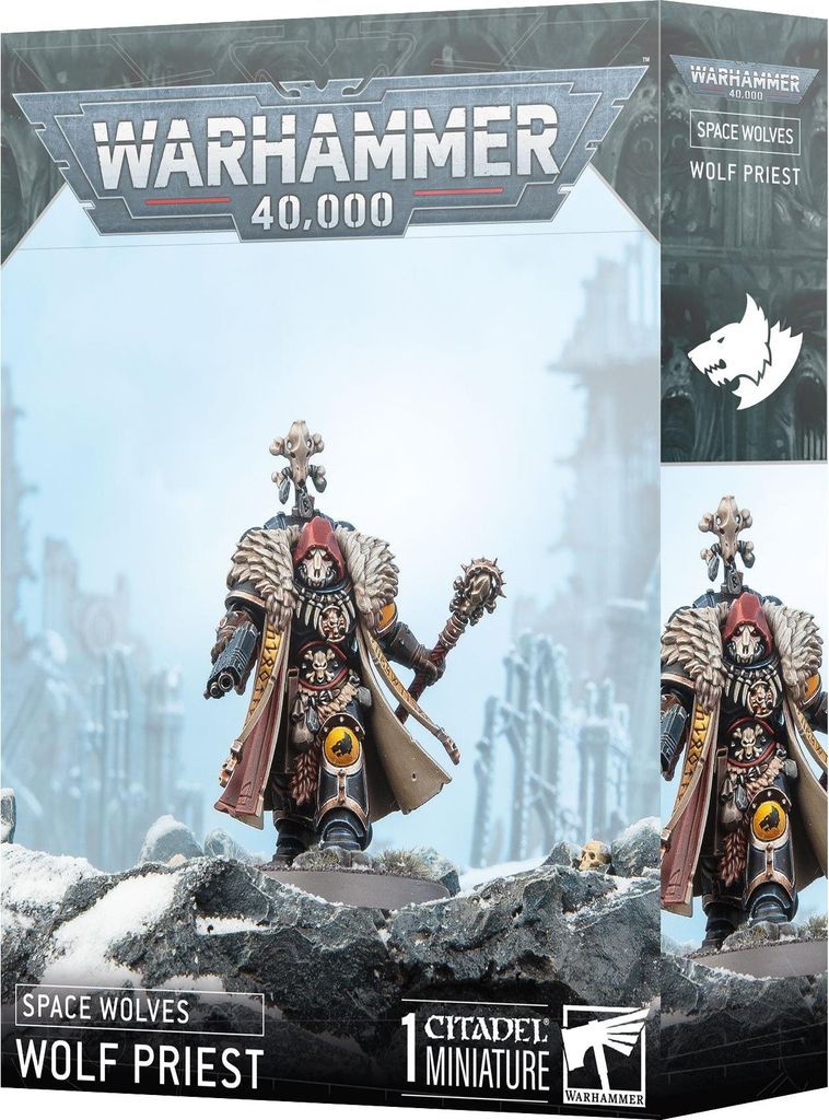 Warhammer 40.000 Space Wolves Wolf Priest Produktbild 