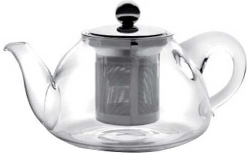 Théière en verre avec filtre 800ml - Infuseur amovible en inox