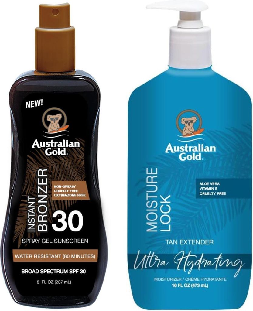 Australian Gold Bronzer Spray Gel SPF30 + Feuchtigkeitssperre 473 ml
