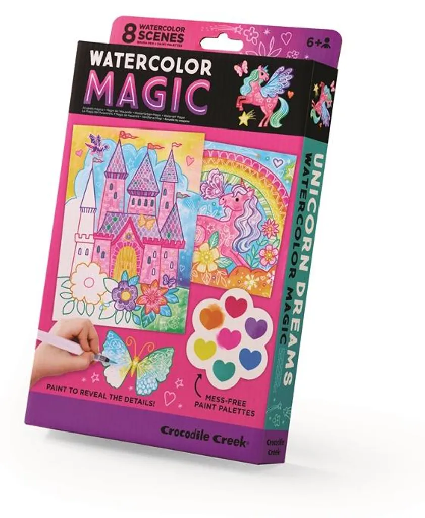 Kit Aquarelle Magique pour Enfant - Thème Licorne par Crocodile Creek