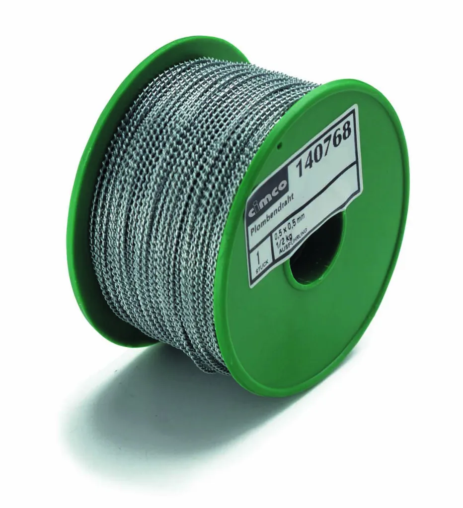 Filo per Piombatura CIMCO 140768 0,5mm - Bobina 500g Acciaio Zincato