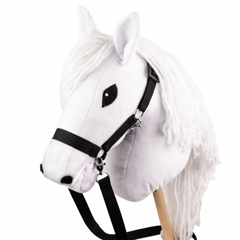 Steckenpferd Weiß Hobby Horse mit Halfter Zügel Produktbild 