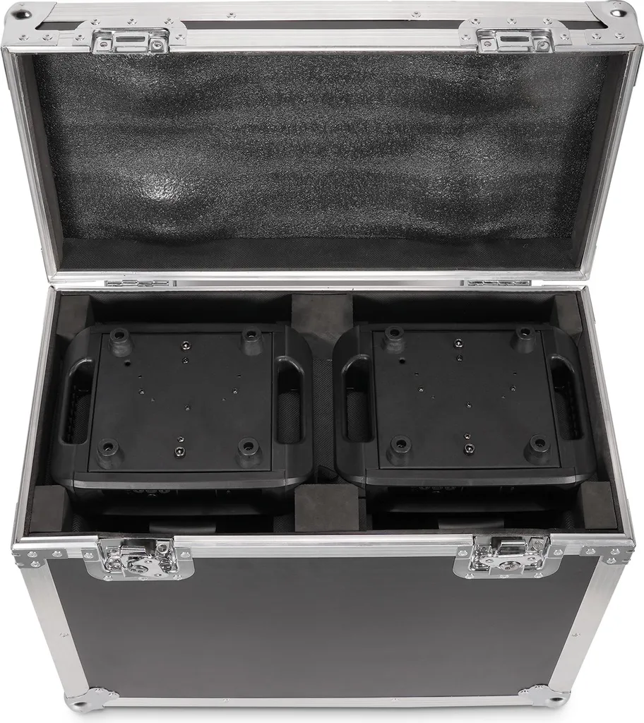 Mallette éclairage de scène en aluminium noir et design antichoc - 5