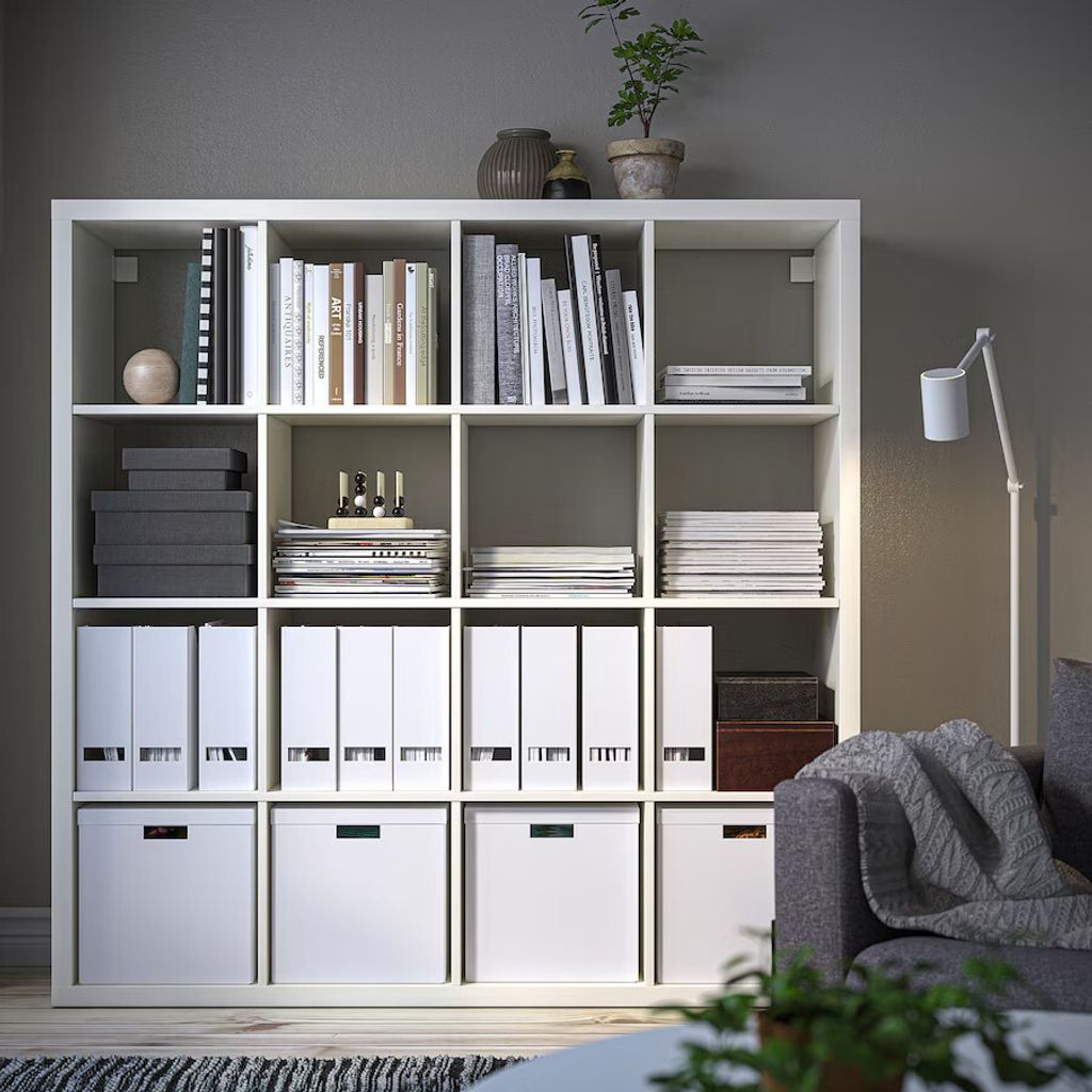 IKEA Kallax Weiß Regal 147x147 Produktbild 4