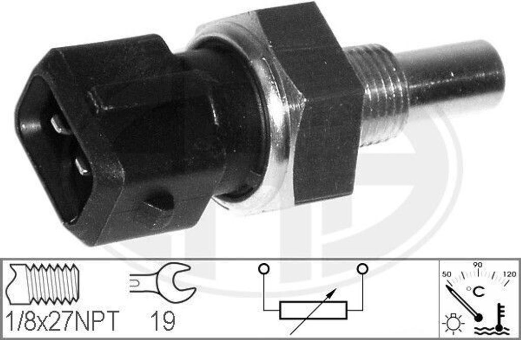 ERA Kühlmitteltemperatursensor 330125 für FORD FOCUS (DAW, DBW)