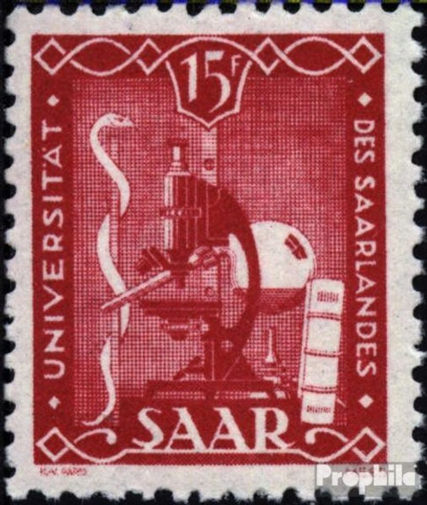 Briefmarken Saarland 1949 Mi 264 (kompl.Ausg.) postfrisch Universität