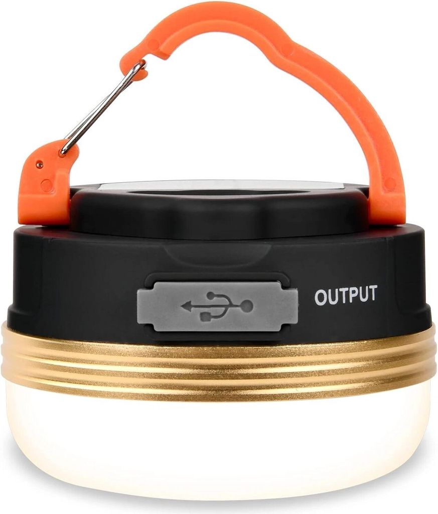 Campinglampe Camping Licht Laterne LED USB Wiederaufladbare Lampe Wasserdicht 3 Modi Power Bank Zeltleuchten für Outdoor Camping Wandern Notfall