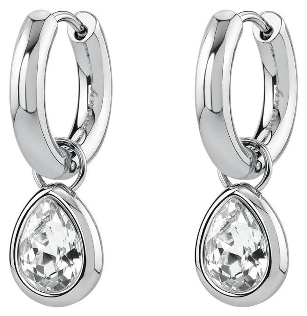2in1-Stahlohrringe mit Kristall Symphonia BYM215