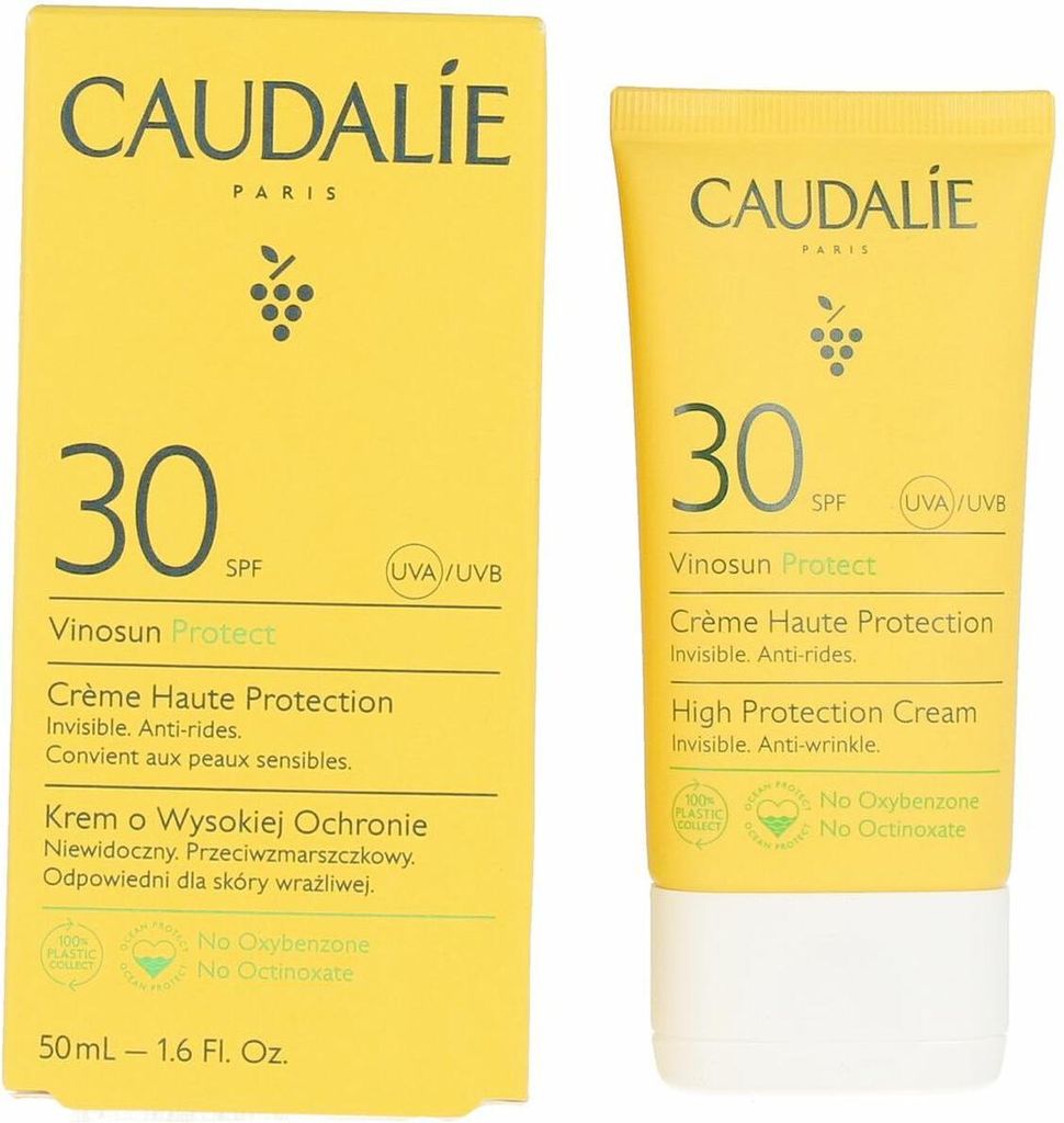Sonnenschutz Caudalie Vinosun Creme Anti-Falten Spf 30 50 ml