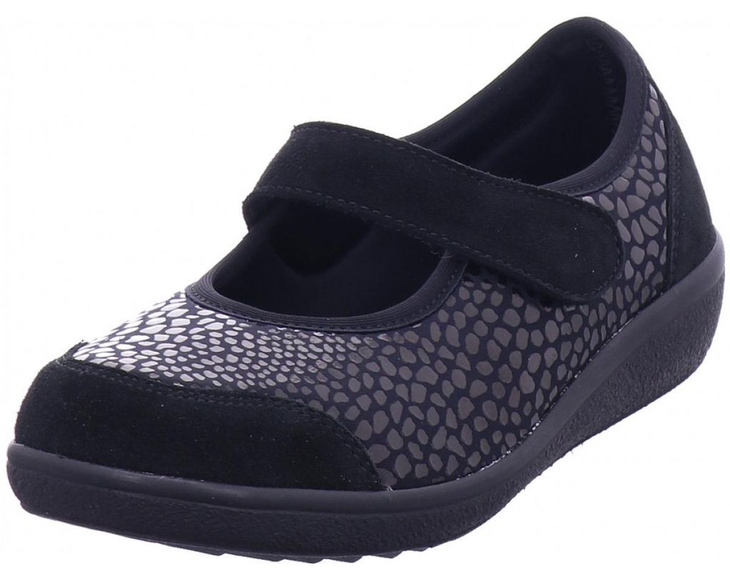 Varomed sevilla schwarz Slipper schwarz in Gr. 42